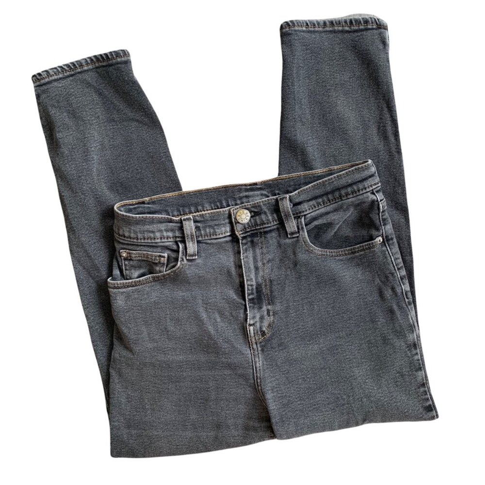 BDG High Rise Relaxed Fit Mom Black Denim Jean 6